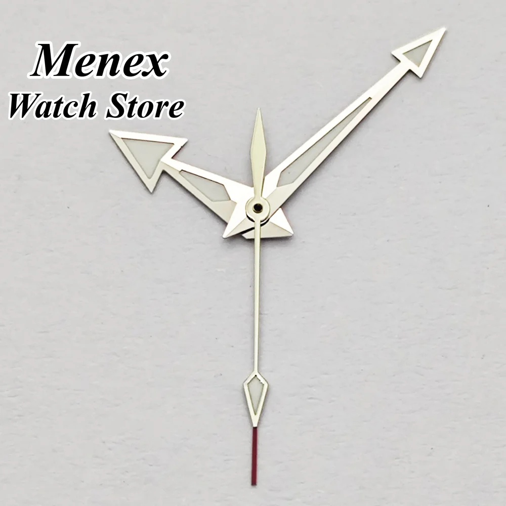 

Стрелки для часов NH35, серебристые, 8x13x13 мм, с зеленым люминесцентным покрытием, подходят для механизмов NH35, NH36, ETA2824, 2836, Miyota82-DG, аксессуары для часов