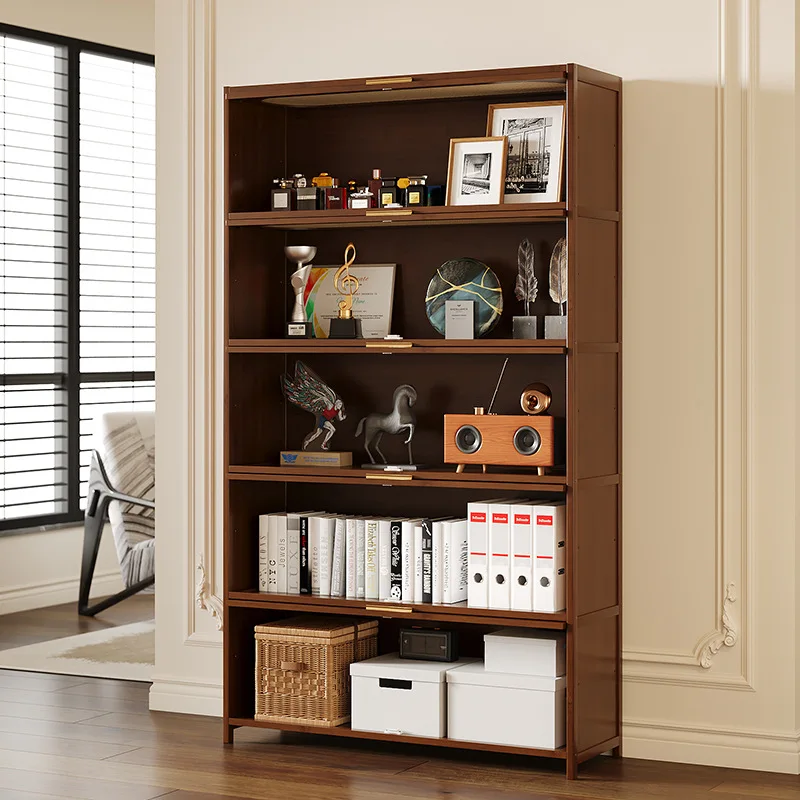 floor-to-ceiling shelves, household living room against the wall to store lockers, student office study  sorting cabinets