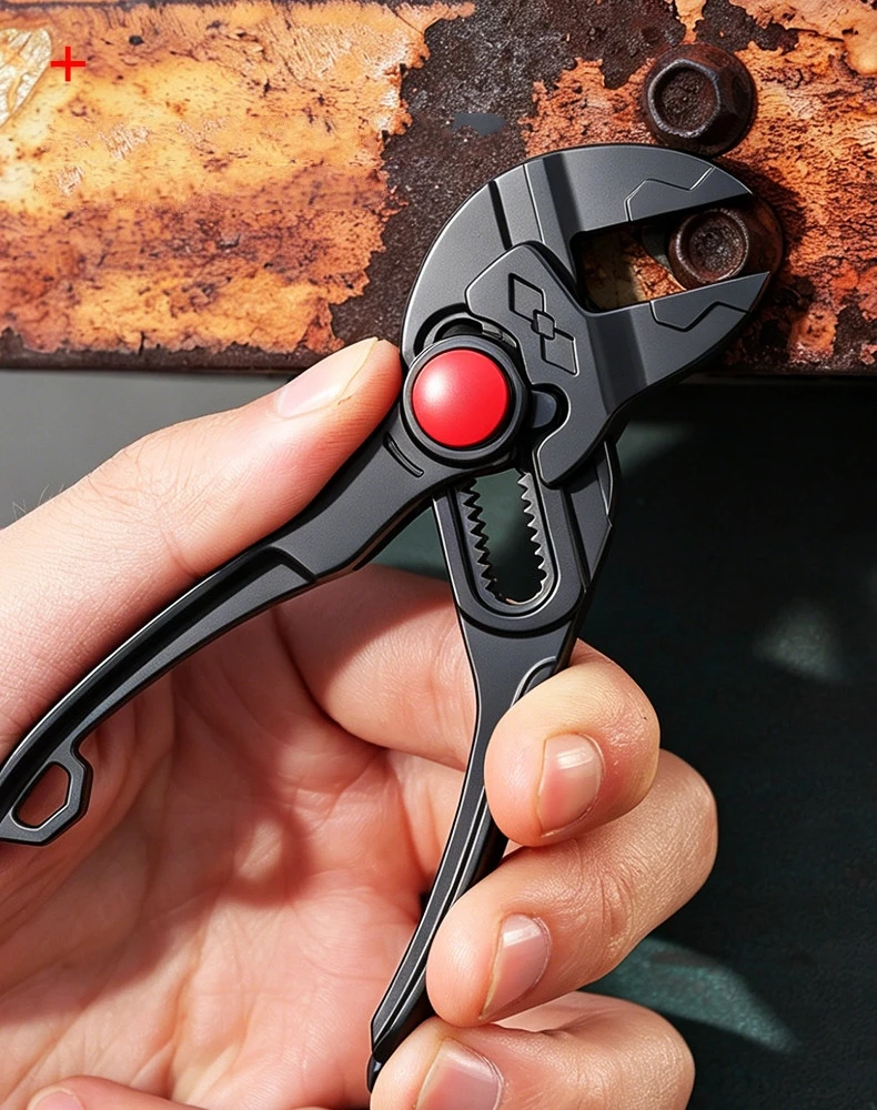 4 Zoll Verstellbare Wasserpumpenzange Mini Multifunktionale Rohrzange Industriequalität Hohe Härte Handwerkzeug – Detail 4
