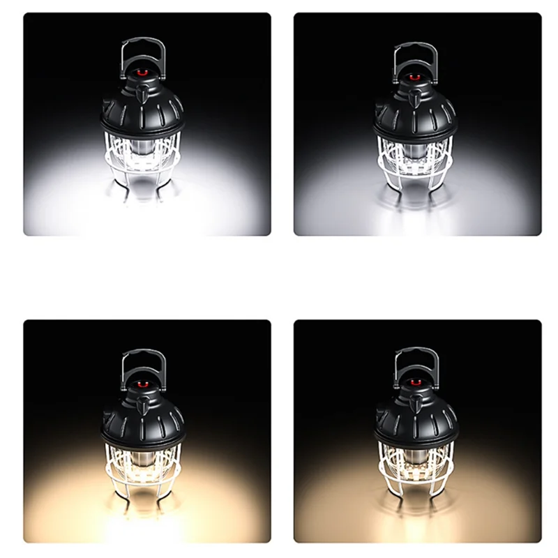 ABGR-Luce da campeggio esterne multifunzione Illuminazione extra lunga stile vintage Luci di emergenza per tende Illuminazione ambientale