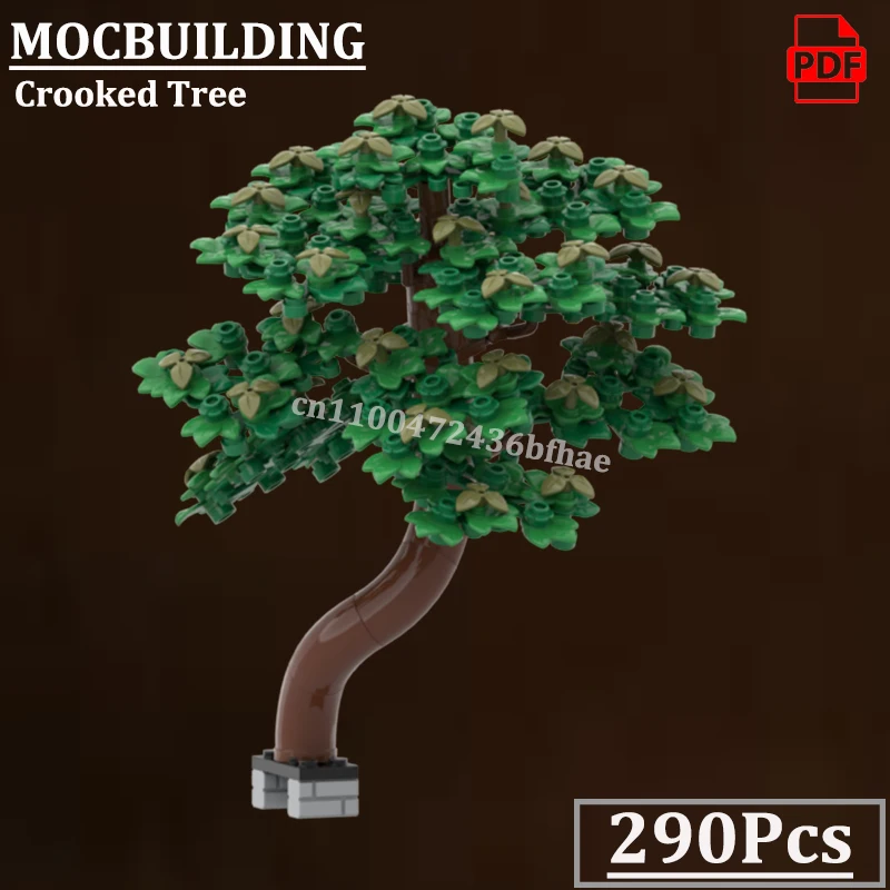 Random Tree City Birch Tree Bricks Model MOCBUILDING Urban Garden Greening Medieval Castle Decor Construction Toys Gift