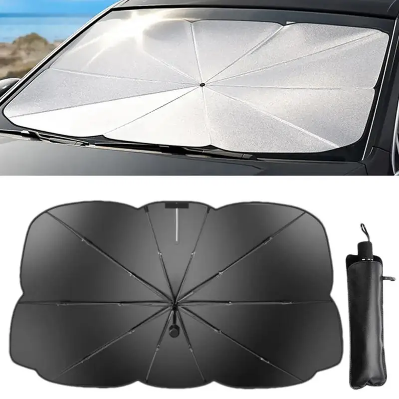 Universel Windshield Sunshade Car Sunshade Foldable Windshield Umbrella Sun Shade Curtain Car Front Window Protector Accessories