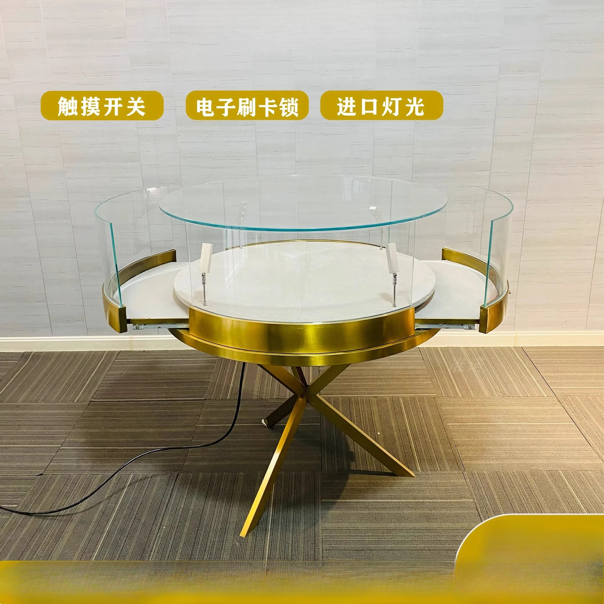 

Каркас из нержавеющей стали, витрина, островной шкаф для ювелирных изделий