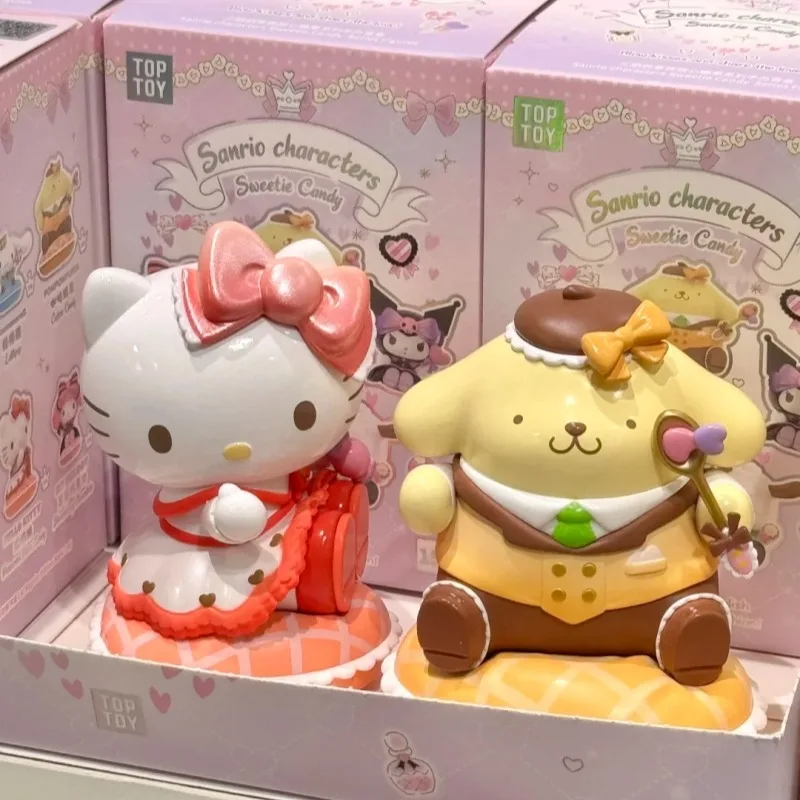 2026 Nieuwe Aanwinst Sanrio Sweetheart Candy Serie Blind Box Schattige Kuromi Cinnamoroll Melody Pocahcco Actiefiguur Verrassingsspeelgoed Cadeau