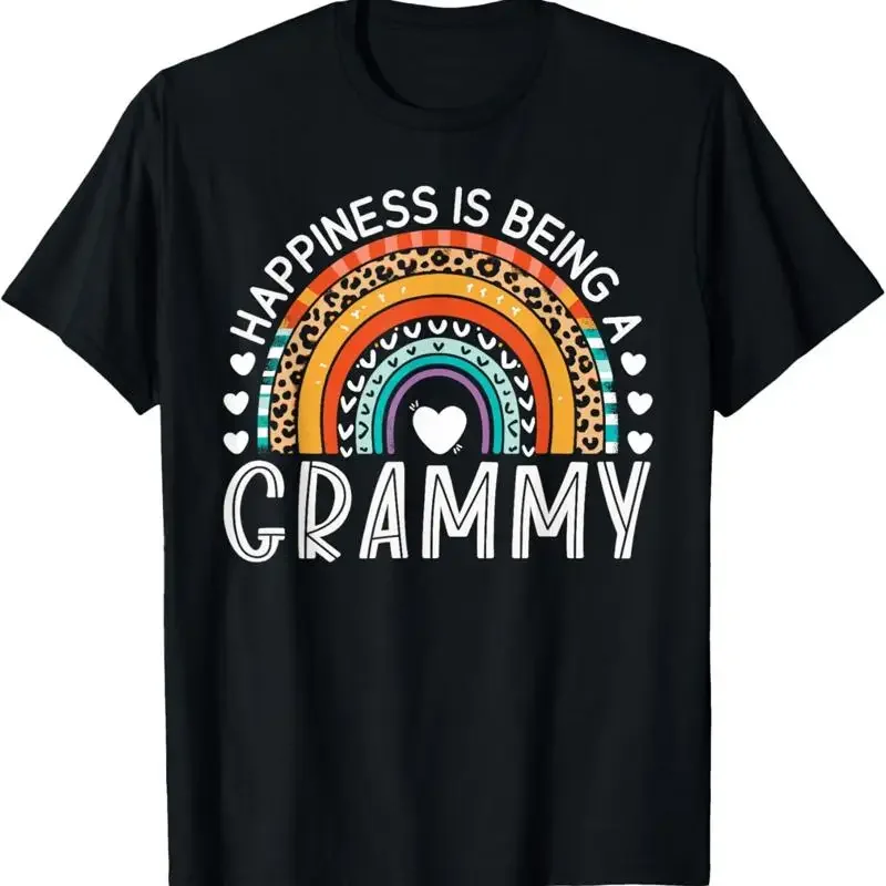 Happiness Is Being A Grammy Cute Family Announcement T Shirt