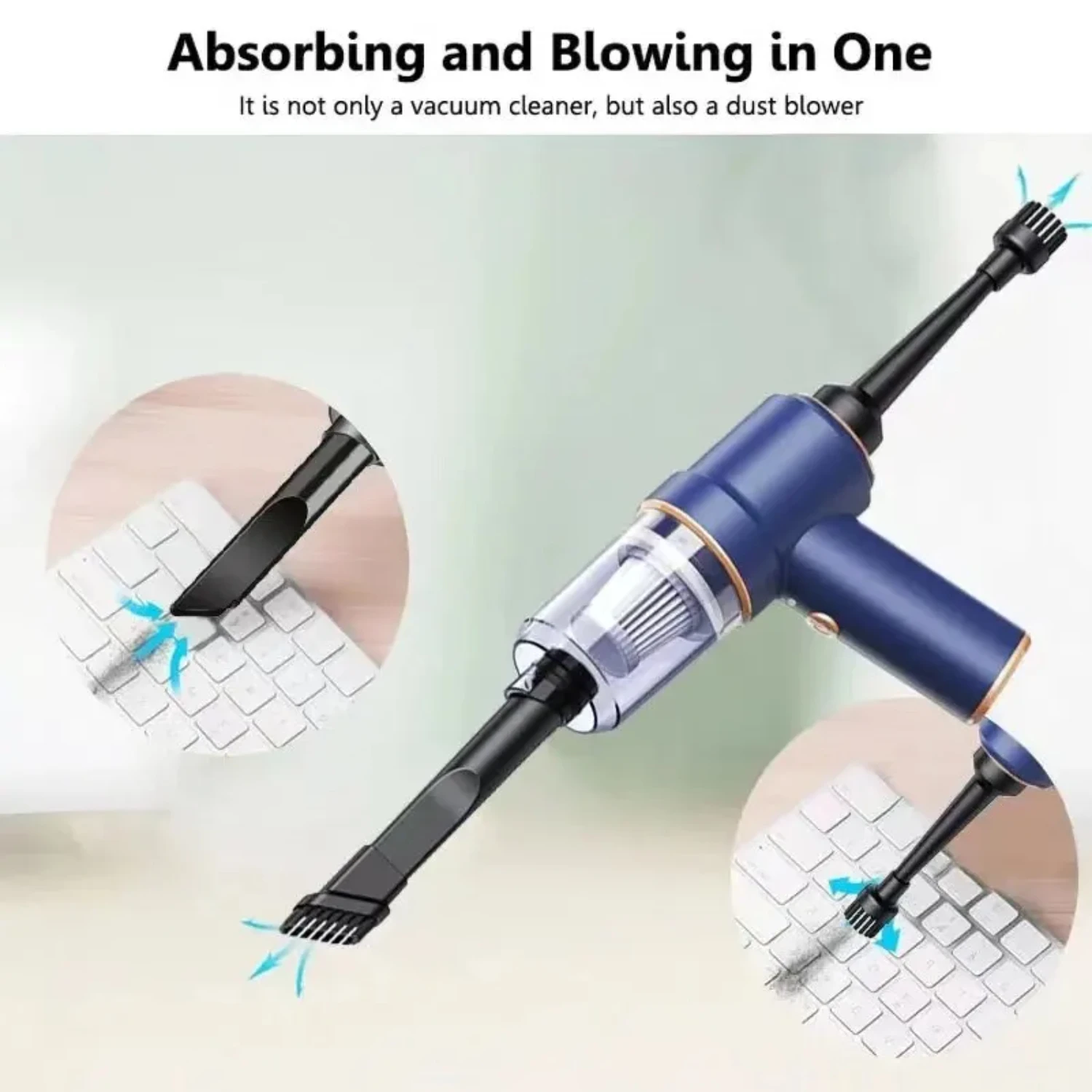 Suction Car Vacuum Cleaner Wireless Portable Household Hand-held Vacuum Cleaner