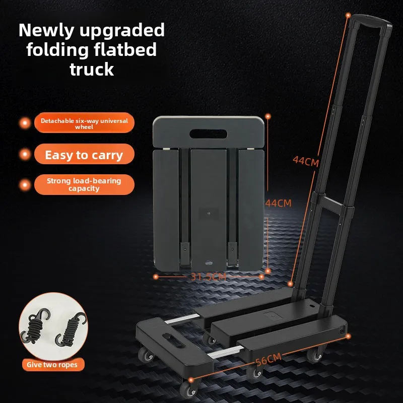 

Выдвижные портативные ручные тележки, маленькие складные платформенные тележки, ручные грузовые тележки для транспортировки материалов