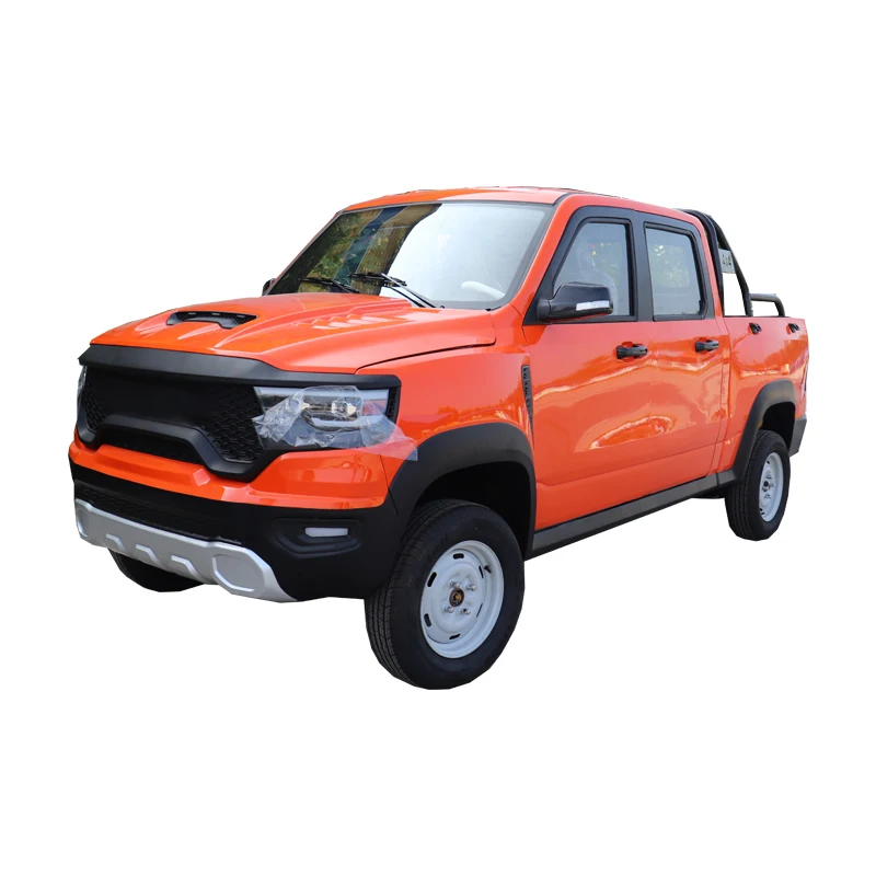 Made in china KBW-4 pickup with cargo box adult driving 4-wheel electric pickup truck for sale new car with low price