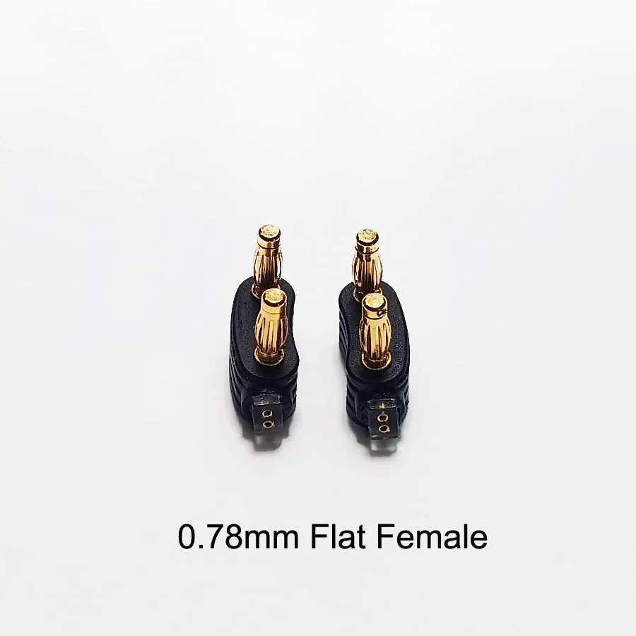 1 Pair MMCX 0.78MM Flat/Notch Female To  Austrian Audio The Composer Headphone Adaptor Adapter Connector