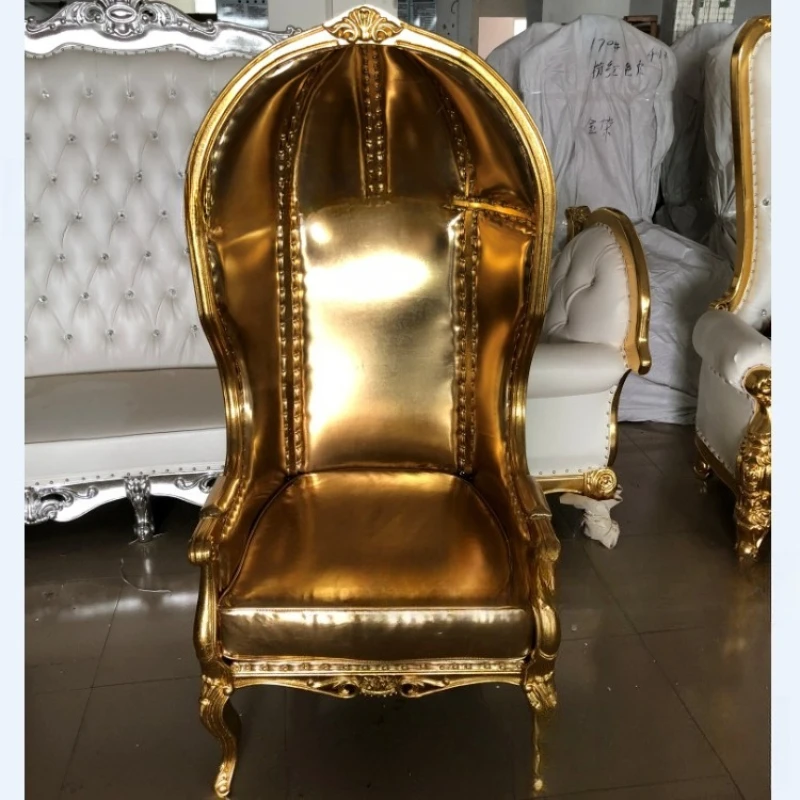 

High Back Chair, Birdcage Chair, Hotel Decorative Chair Single Sofa Studio Princess Chair