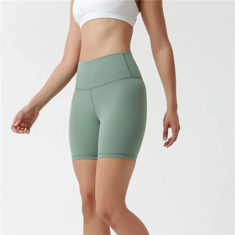 Women Super Stretchy Athletic Shorts High Waisted Workout Shorts Soft Women Fitness Yoga Biker Shorts Running Wear