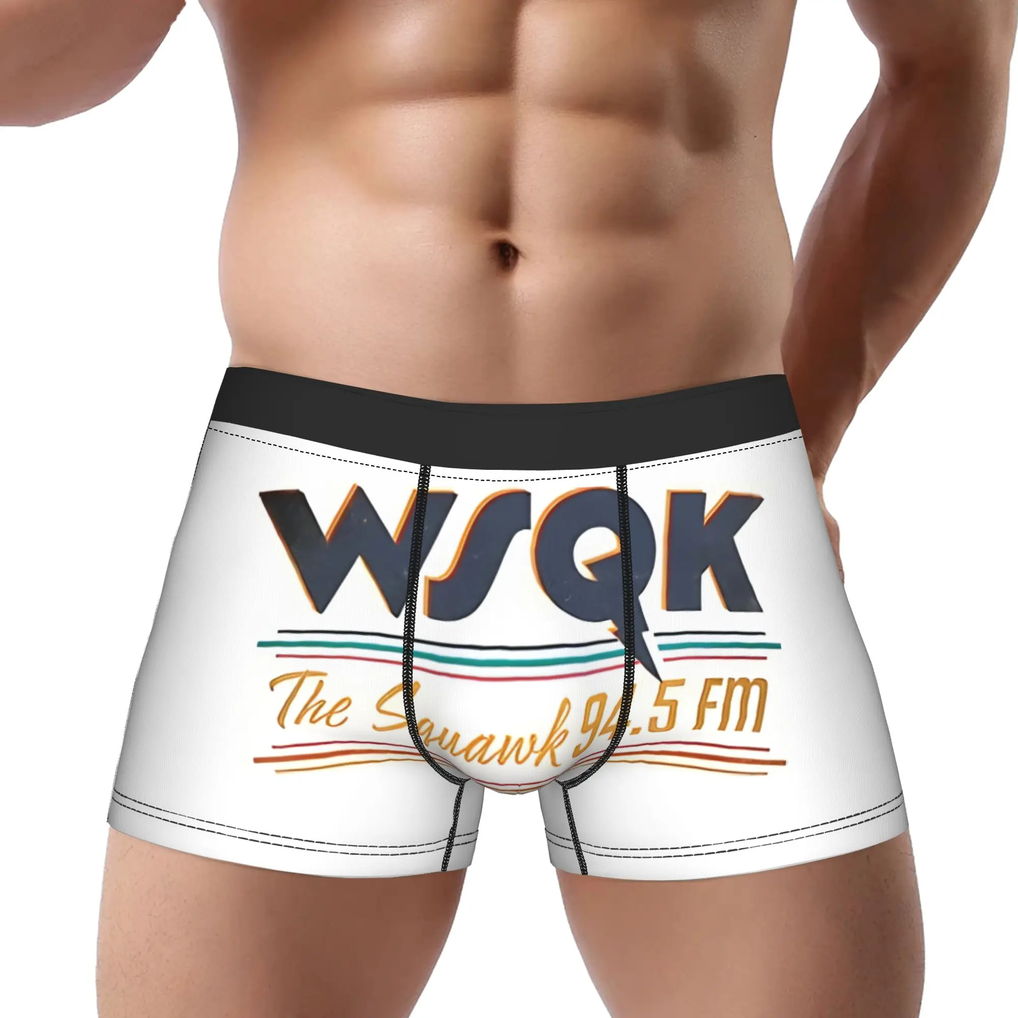 

WSQK The Squawk WSQK Underpants Breathbale Panties Male Underwear Ventilate Shorts Boxer Briefs
