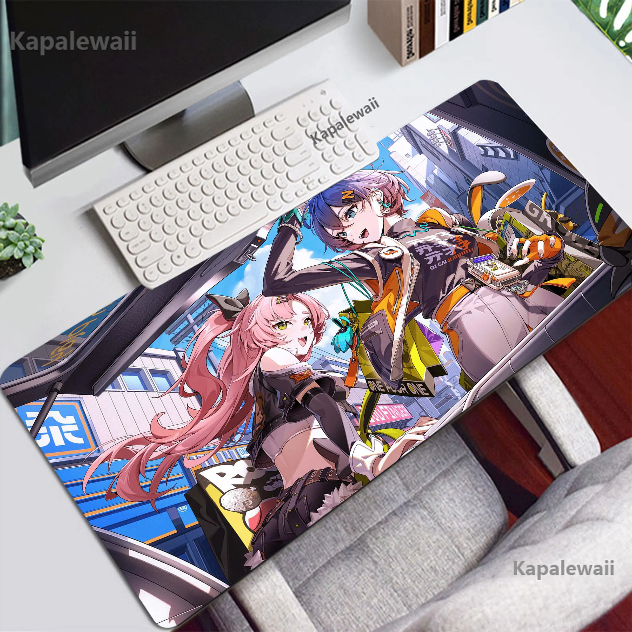 Zenless Zone Zero Anime Gaming Mouse Pad Large Mouse Mat Laptop Mouse Carpet Game Carpet Keyboard Pads Gamer Desk Mat 90x40cm