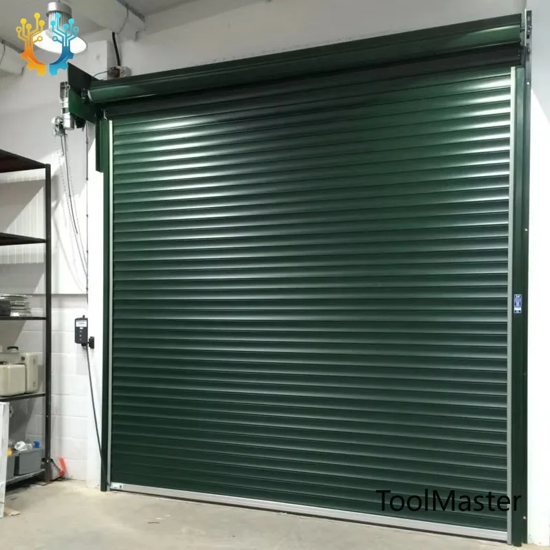 【2026】Modern Aluminum Alloy Overhead Rolling Door Entry Exterior Entryway Garage Warehouse Manual Easy Install Maintain Thermal
