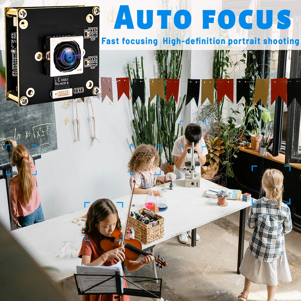 WGWK 8K 50MP 12MP 8MP USB Autofokus Kamera Modul 8160x6120 IMX766 Sensor OTG UVC Plug Play PC Video Box für YouTube/OBS/Tiktok