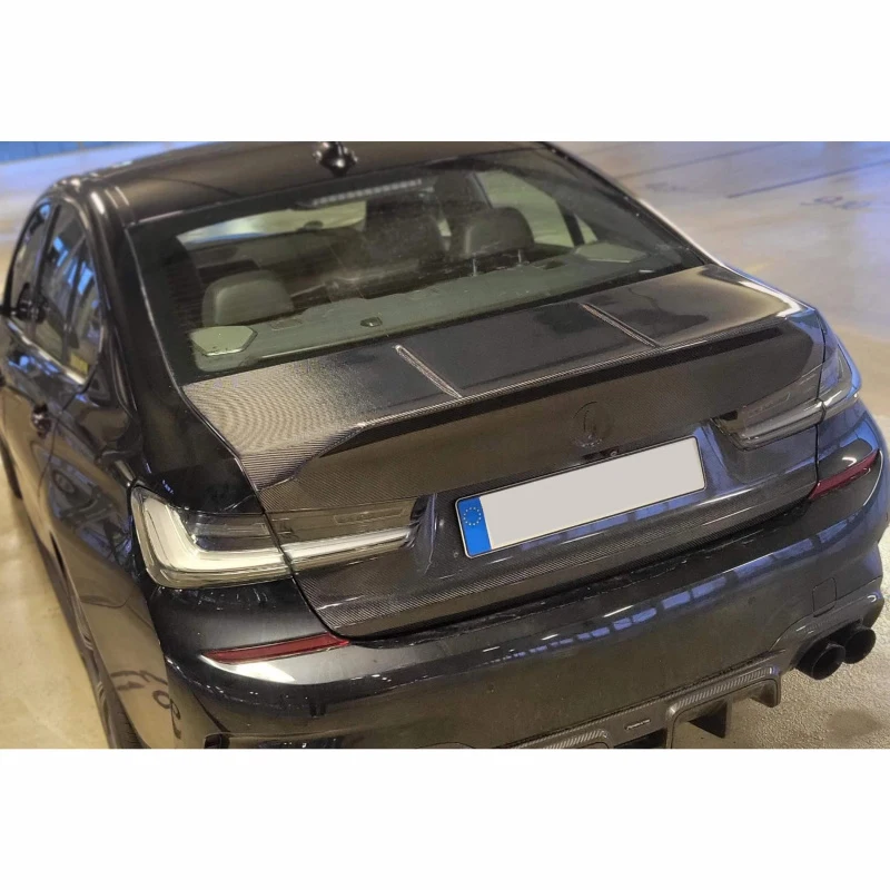 

CSL Style Carbon Fiber Rear Trunk Lid for 3 Series G20 G80 M3 330i M340i M Sport Sedan 2020+ Carbon Fibre Body Kit