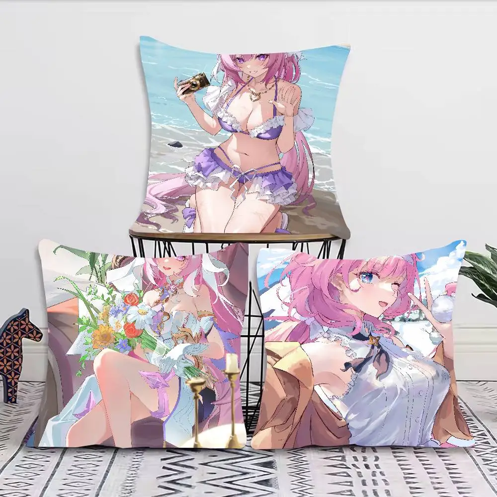 Pretty Hot Girl Elysia Pillow case Cushion Cover Decor Home Throw Pillow Covers For Couch Camping Pillow Cover Decorations