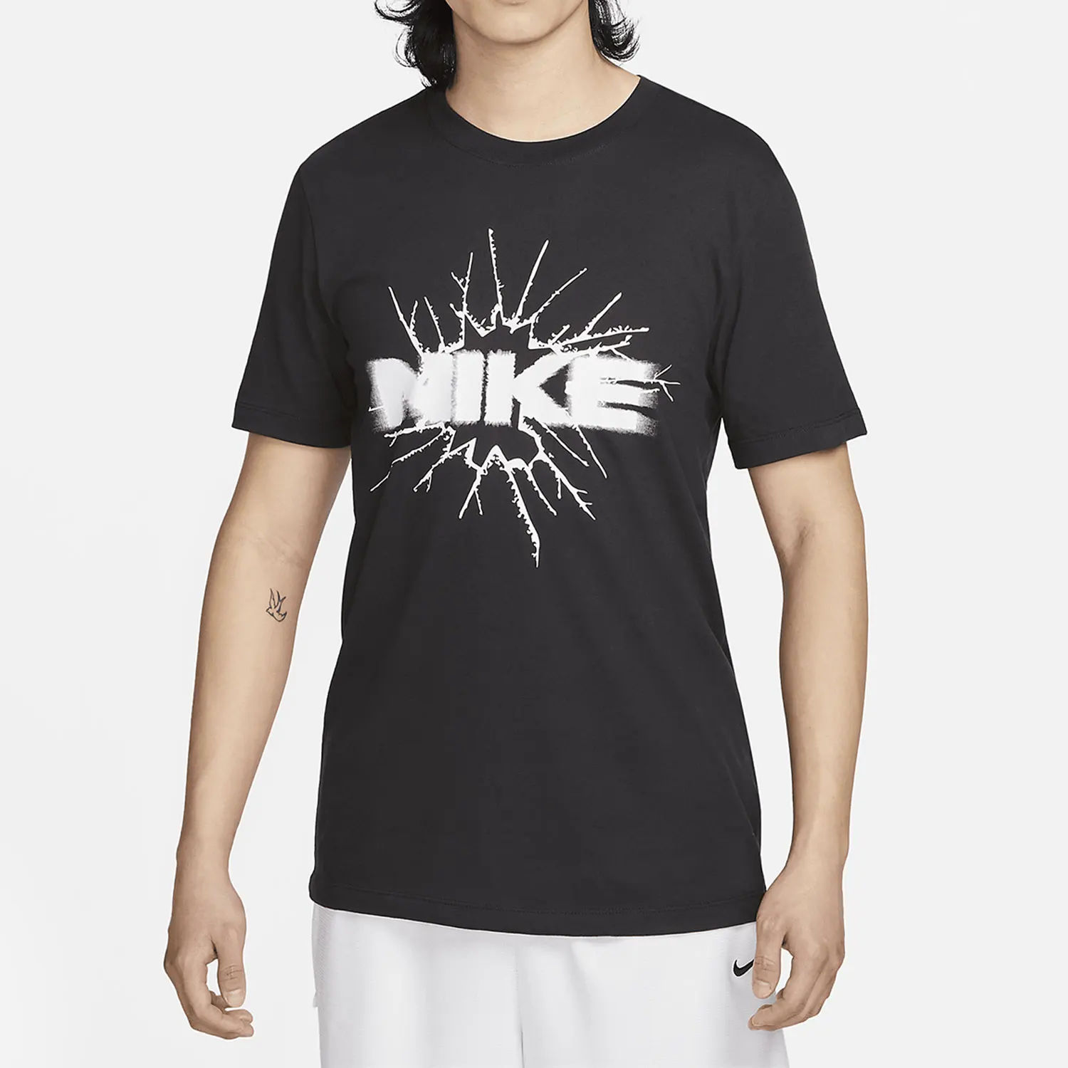 

Nike genuine New Men's Breathable Casual Round-Neck Printed T-Shirt FJ2303-010