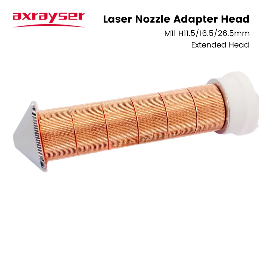 Axrayser Laser Nozzle Conversion Head Extender 12mm Thread M11 for Raytools WSX Precitec Laser Cutting Machine Adapter Head