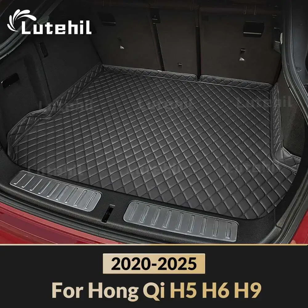 

Для Hong Qi H5 H6 H9 2020-2025 изготовленный на заказ коврик в багажник автомобиля, противогрязный коврик, защитный коврик, грузовой вкладыш, авто аксессуары для интерьера