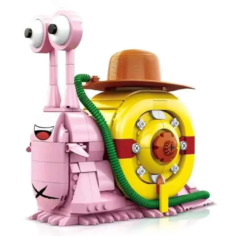 Kreatywny Ekspert Ślimak Owad Klocki Konstrukcyjne Zestawy Montażowe Transponder Model z Klocków Zabawki Dla Dorosłych Dzieci Fanów Kreskówek Prezenty 573 Elementy