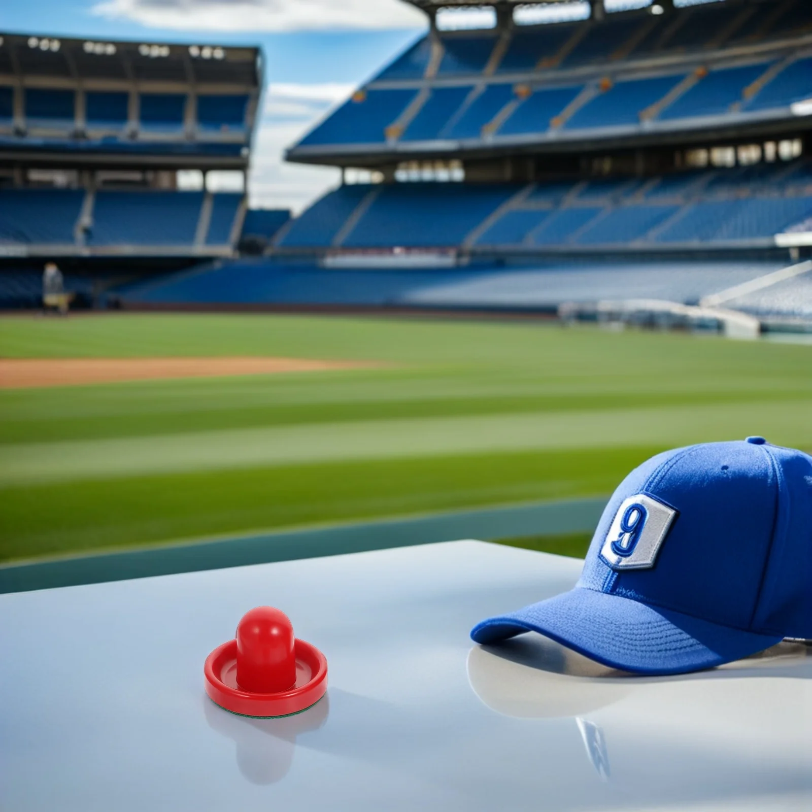 

1Set Mini Ice Hockey Pucks and Paddles Replacement Set Robust Wear Resistant Components for Air Hockey Playset Fast Tool Free