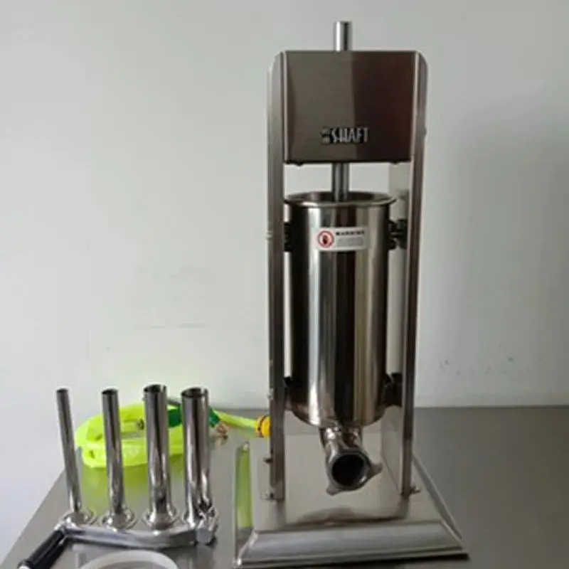 

LJPJP Sausage Homemade Syringe 4pcs Maker Sausage Stuffer Meat Filling Manual Stainless Sausage Machine