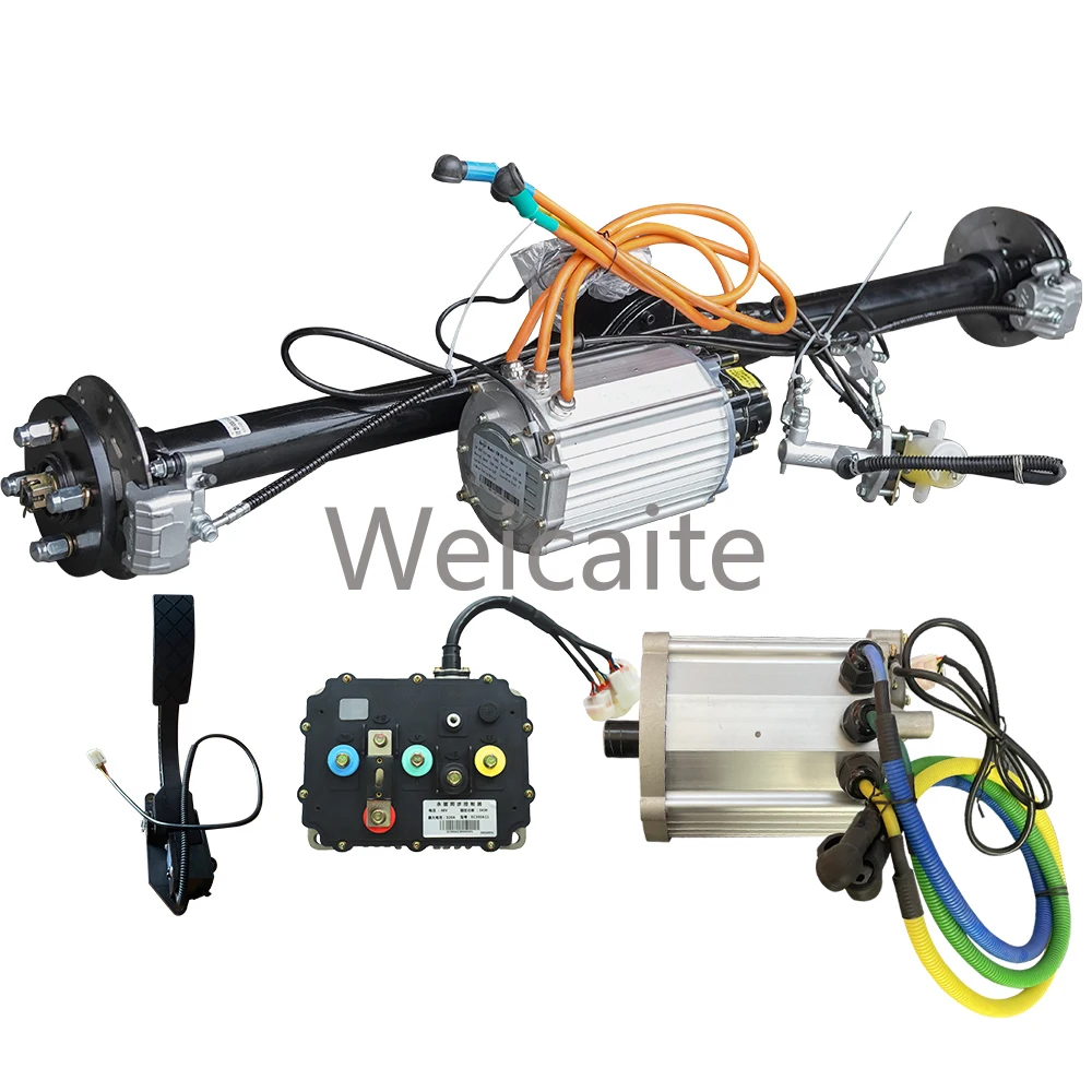 

High Quality 48V 5000W Pmsm Motor Electric Rear Axle Permanent Magnet Motor Controller Kit