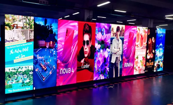 P1.25 Indoor Full Color LED Poster Screen 640*1920mm Floor Standing LED Display - view 6