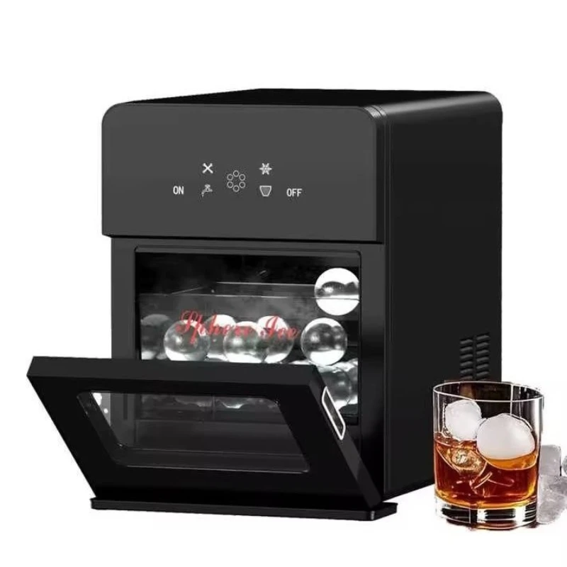 

Ice Hockey Ice Machine, Commercial Bar Round Ice Hockey Machine Whiskey Restaurant Bar Casual Bar