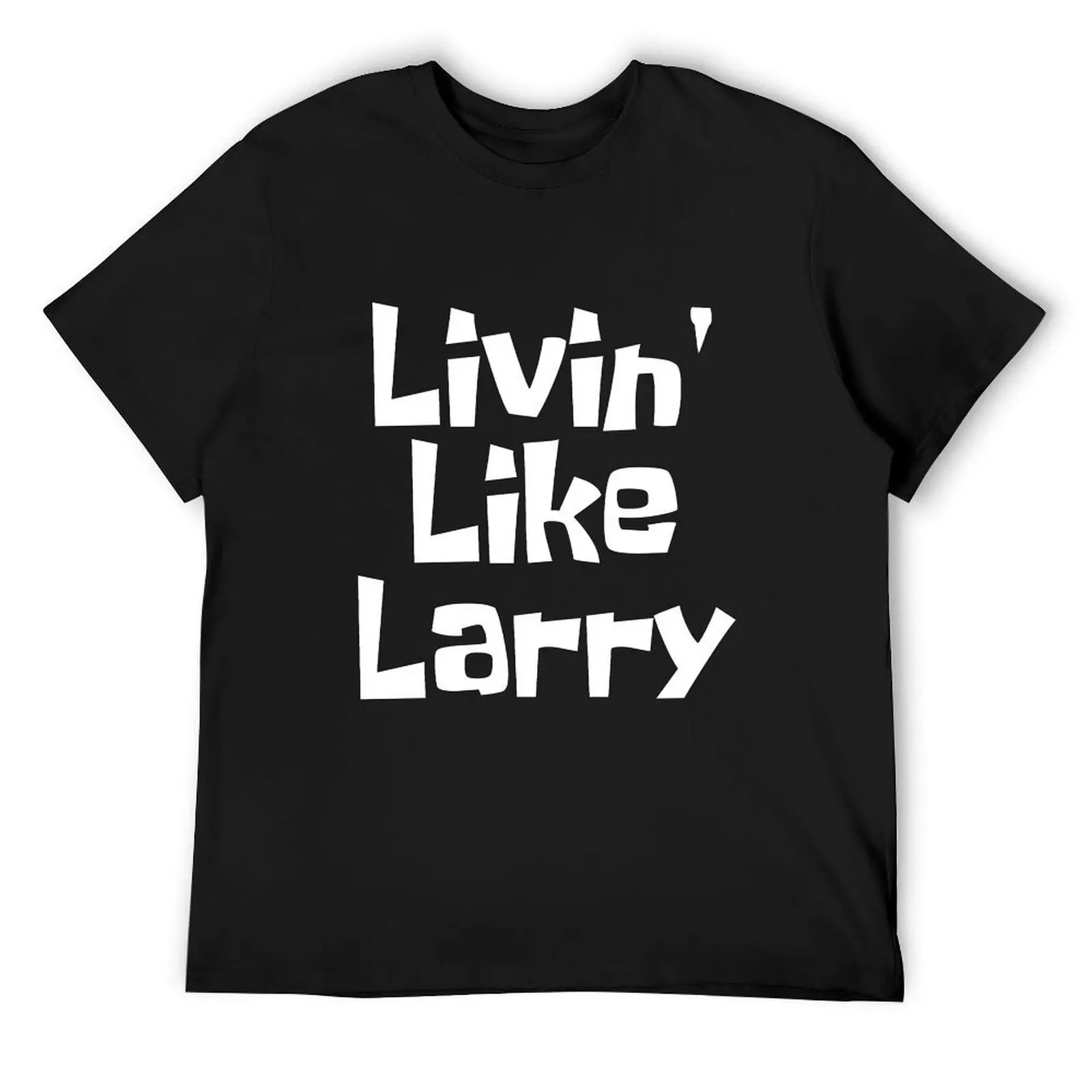 

Livin' Like Larry T-Shirt oversized graphic tee oversize t-shirts man graphics luxury t-shirt black t shirts for men