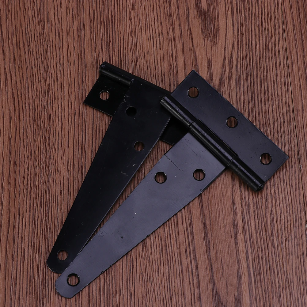 

12pcs T Hinges Heavy Duty 4 Inches Black Color Gas Lift Mechanism Wooden Doors Fence Gate Outdoor Furniture Hardware