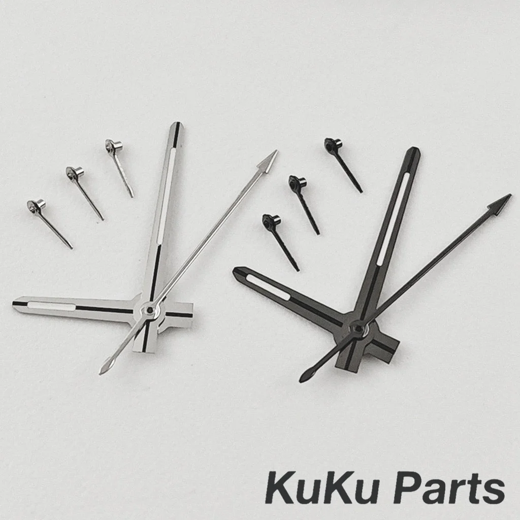 VK63 Hands Daytona Watch Hands Green Luminous Watch Needle Silver Gun Rose Gold 6 Hands for VK64 VK63A Quartz Movement image 2