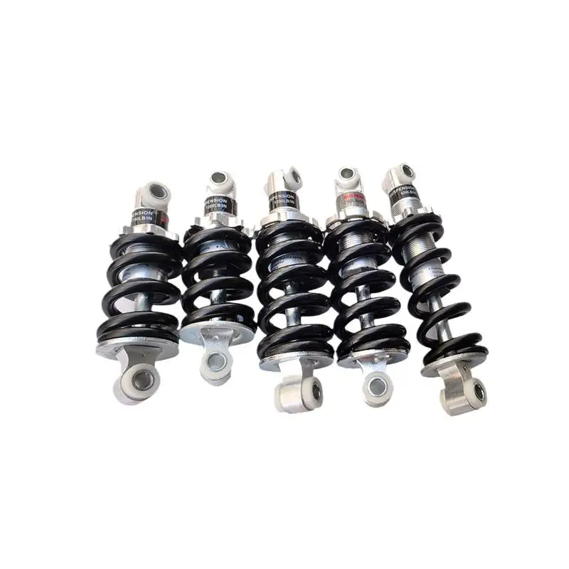 Wholesale 1Pcs Stable Suspension Spring Shocks 100/125/150mm 500/750/1200LBS Bike Shock Absorbers 8mm Hole Easy Installation