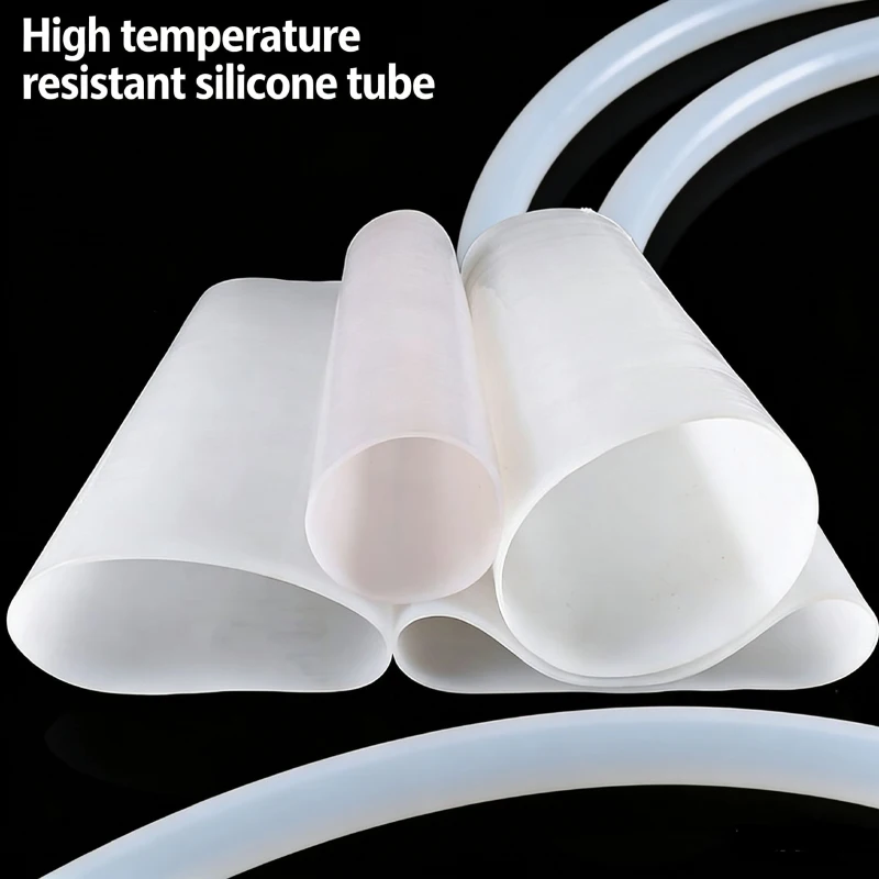 

1 шт. силиконовый шланг большого диаметра для высоких температур, силиконовая резиновая трубка, круглая гибкая соединительная трубка