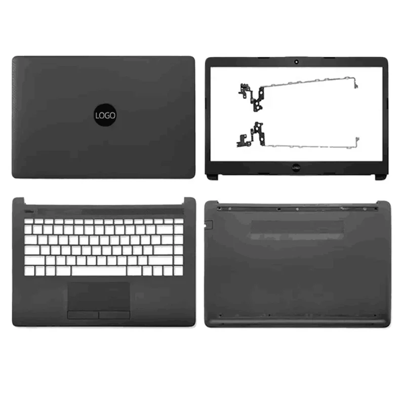 

New For HP 14-CK 14-CM 14-DG 14Q-CS 240 G7 245 246 G7 LCD Back Cover/Front Bezel/Hinges/Palmrest/Bottom Case Black 14inch