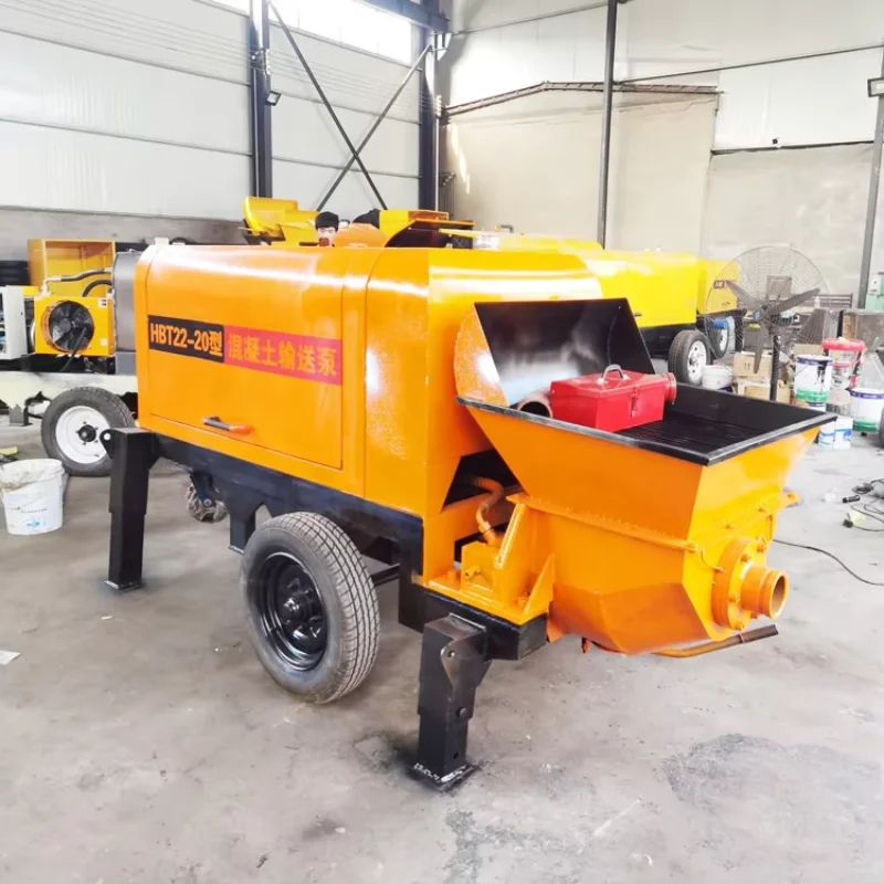 High Quality Concrete Transfer Pumps Concrete Mixer Truck Pump Small Concrete Pump Machine for Sale Factory Price