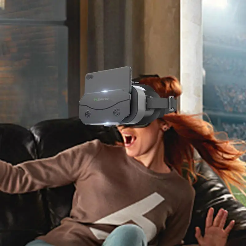 SHINECON 3D 헬멧 VR 안경, 가상 현실 안경, VR 헤드셋, 구글 카드보드