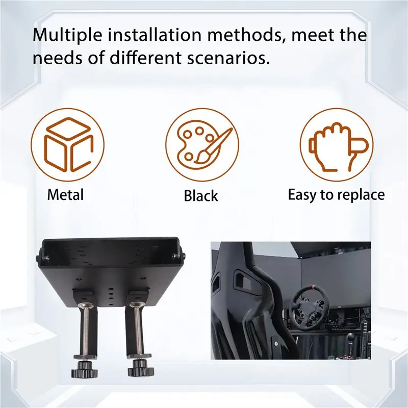 【HOT A69Z!】Z9 Game Lenkrad-Desktop-Halterung, 4 verstellbare Winkel, 15 Grad, verschleißfest, fest, individuell für V12lite FANATEC