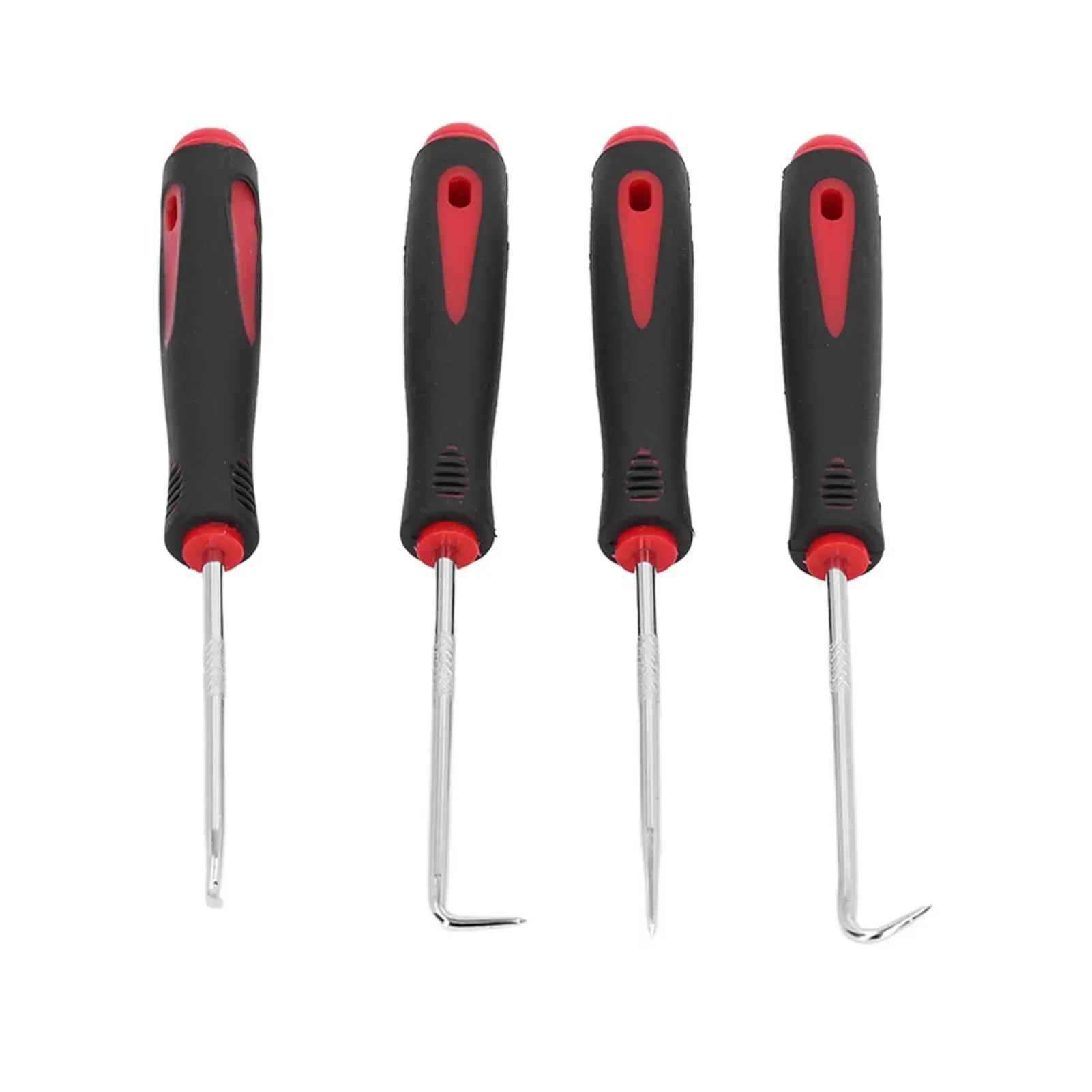 4-Piece Professional Hook Tool Set with O-Rings for Oil Sealing - Specialized Shaped Hooks for Mountain & Road Bikes