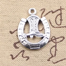 8pcs Charms Horseshoe Shoe 24x18mm Antique Silver Color Pendants Making DIY Handmade Tibetan Finding Jewelry