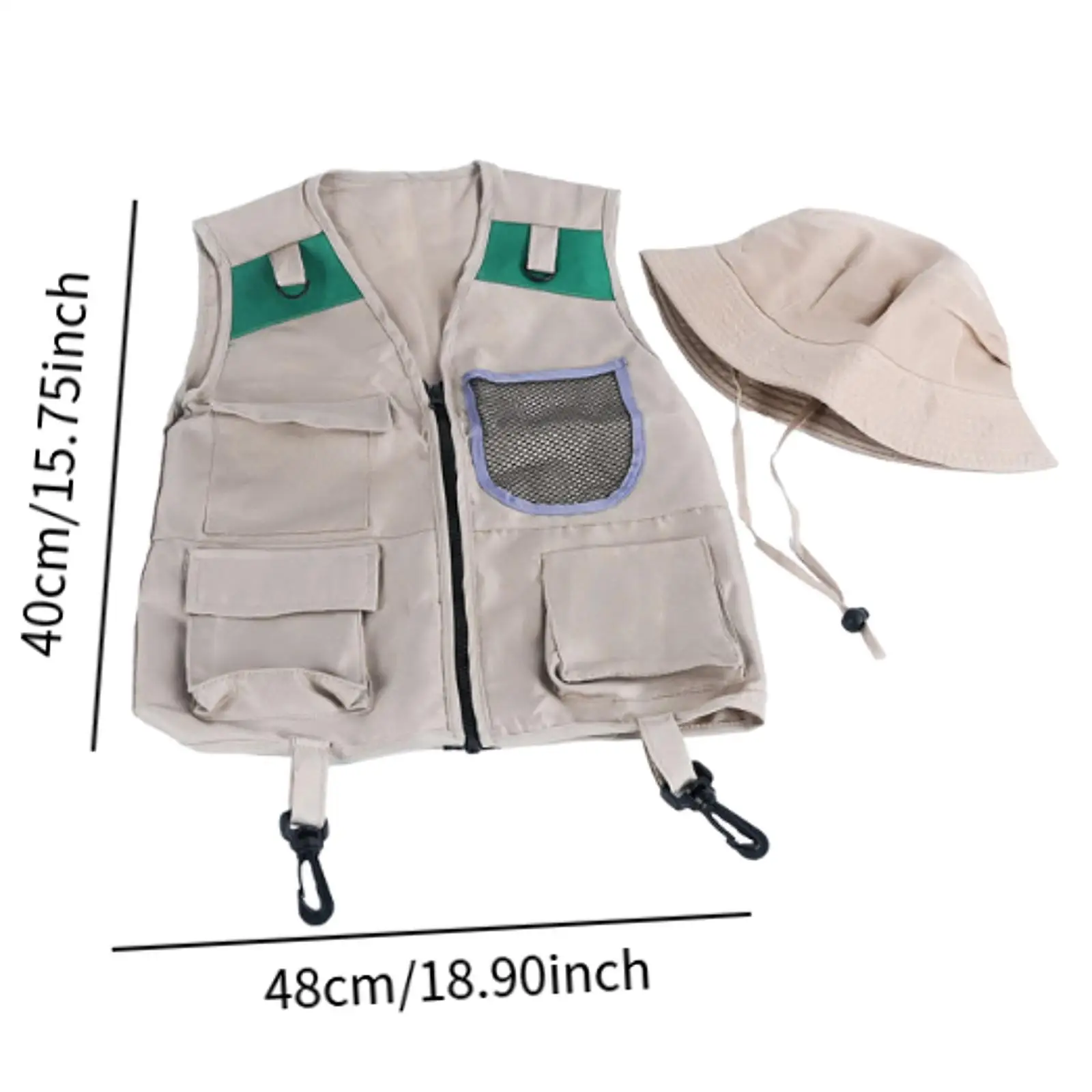 Sets For Children, Sets For Children's Toys, Cargo Vest Set, Vest And Hat Set As