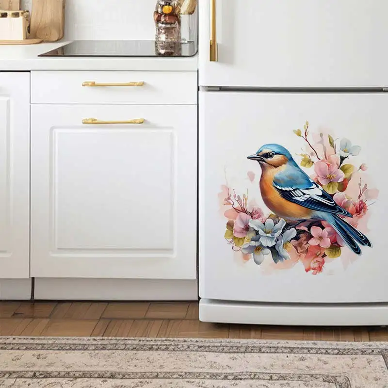 

Chaffinch Watercolor Bird Wall Decor Toilet Art Mural Living Room Bedroom Cabinet Decoration Home Decor Stickers M852