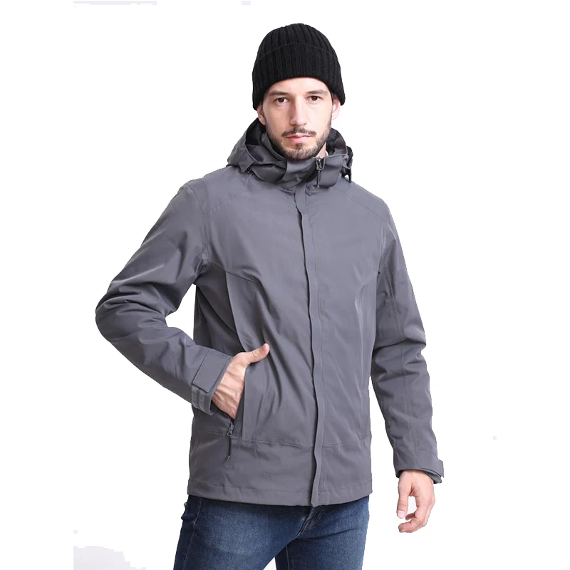 High Quality Waterproof Windproof Outdoor 3-in-1 Cotton-padded Jacket