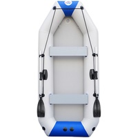 Inflatable folding rubber boat thickened rafting assault boat fishing rescue boat skin rowing yacht 2/3/4/5 people external mach