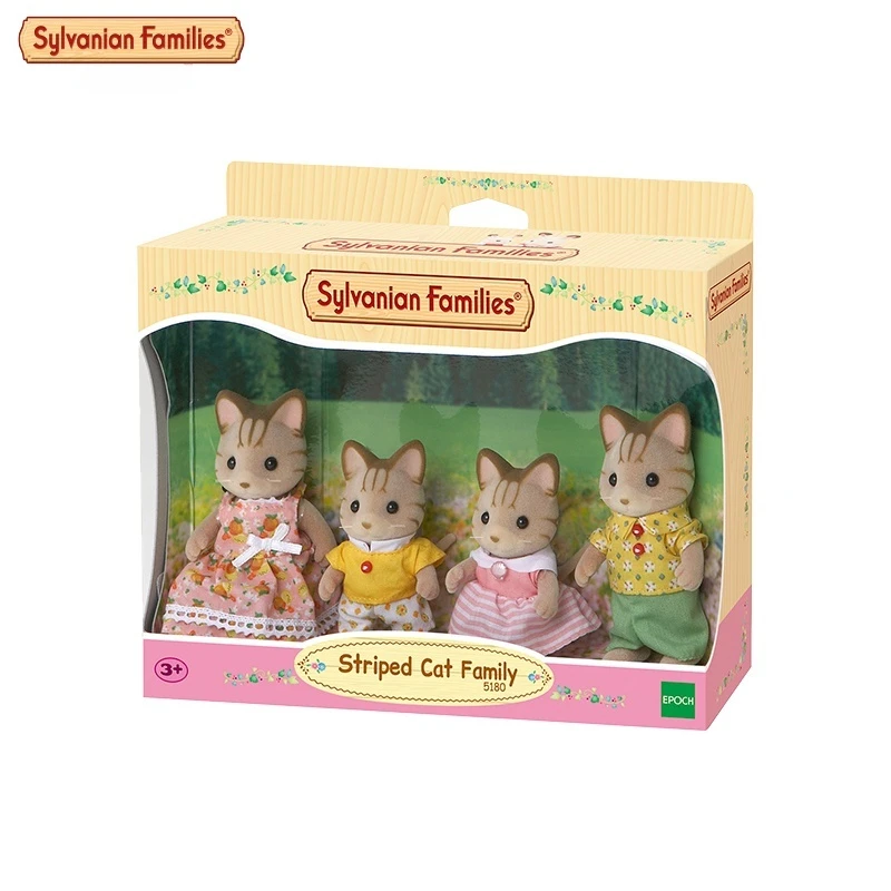 Authentic Sylvanian Families Anime Character Simulation Playhouse Toy Room Decoration Toy Christmas Gift