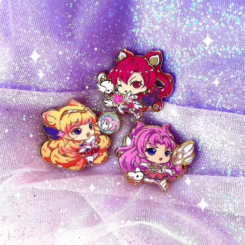 Pin esmaltado Starguardian Ahri Jinx Kaisa