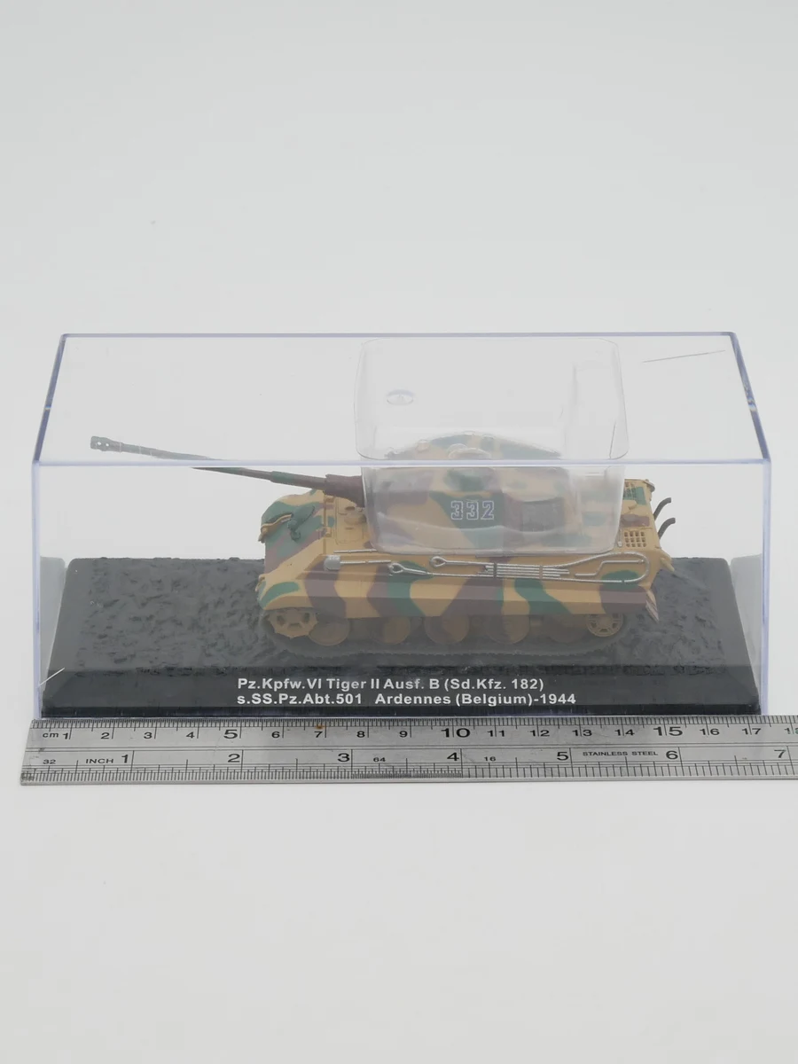 Литой под давлением Ixo масштаб 1:72 Pz.Kpfw VI Tiger II Ausf.B немецкий танк тигра, военная модель, модель автомобиля из сплава, Коллекционная игрушка, подарок, сувенир