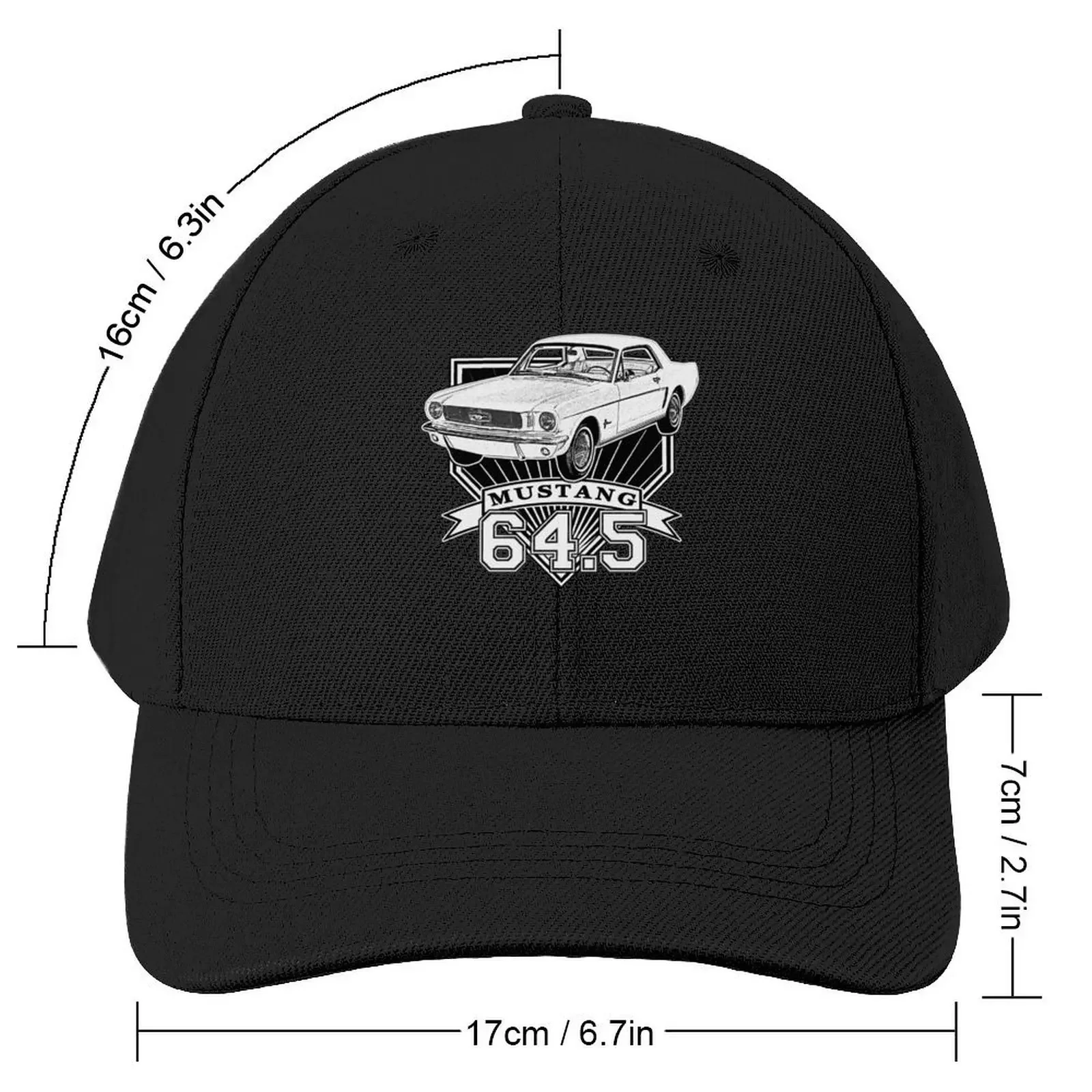 64 and a half Mustang Coupe Baseball Cap Sunscreen Trucker Cap Military Cap Man |-F-| Men's Baseball Women's