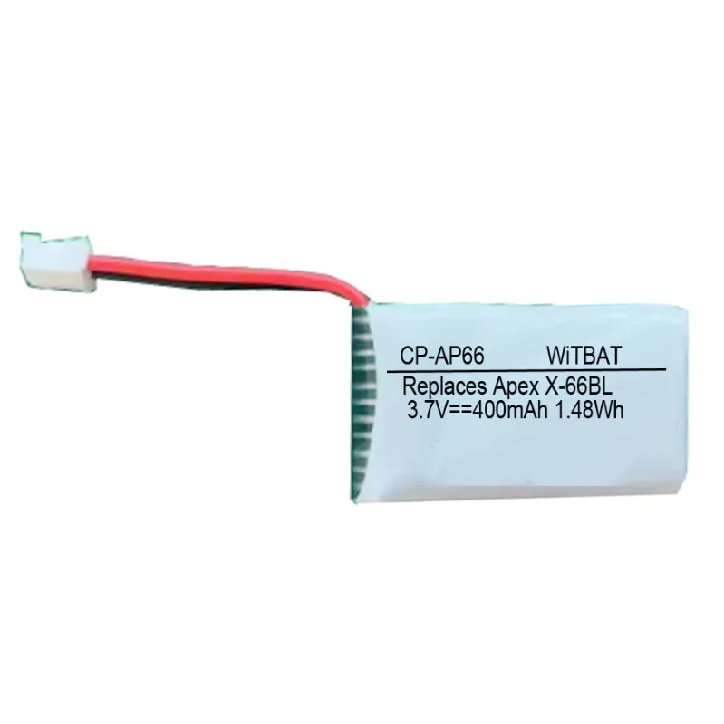 

Battery for Apex X-66BL Drone Li-ion New Rechargeable Replacement 3.7V 400mAh